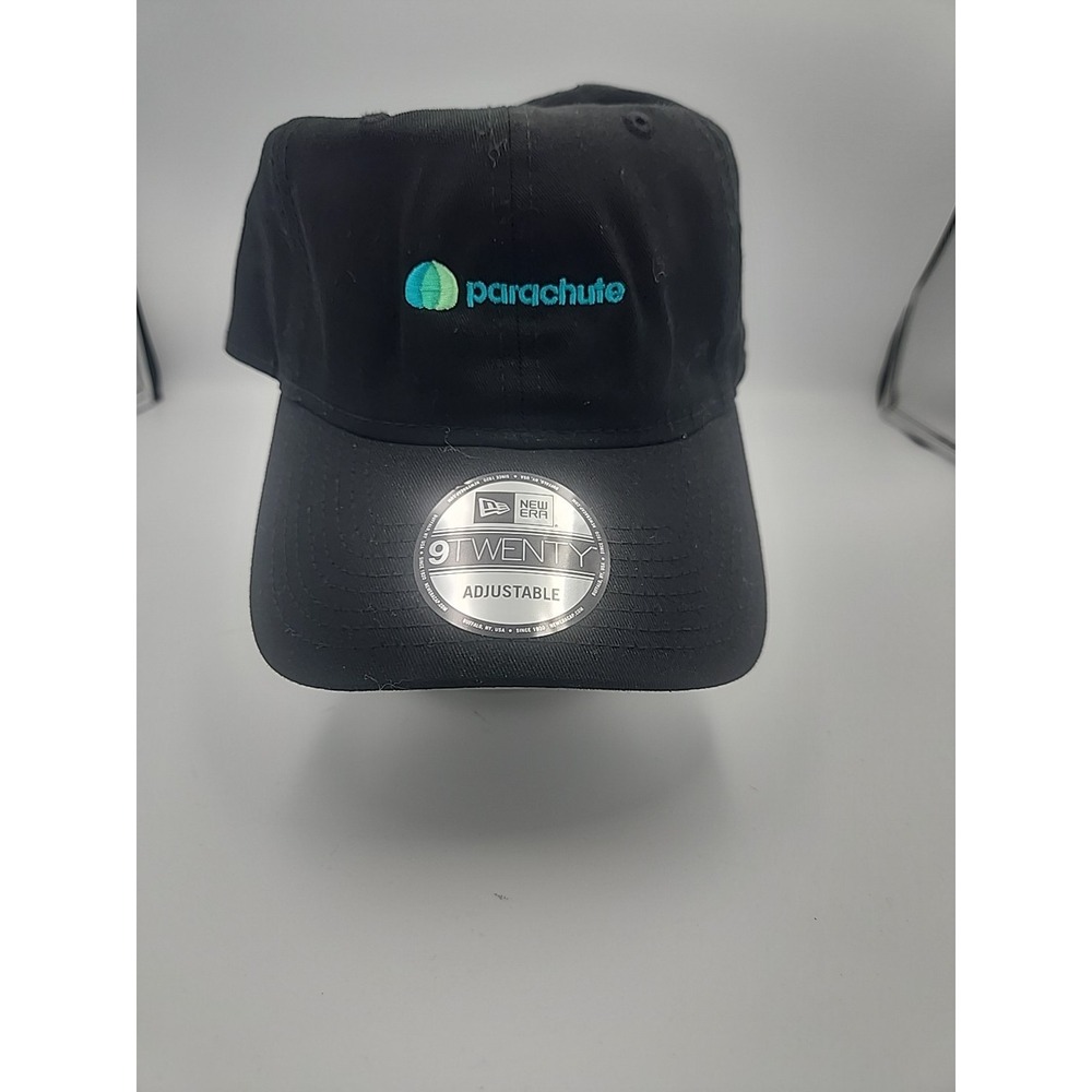 New Era Parachute Cap Hat Adjustable Black